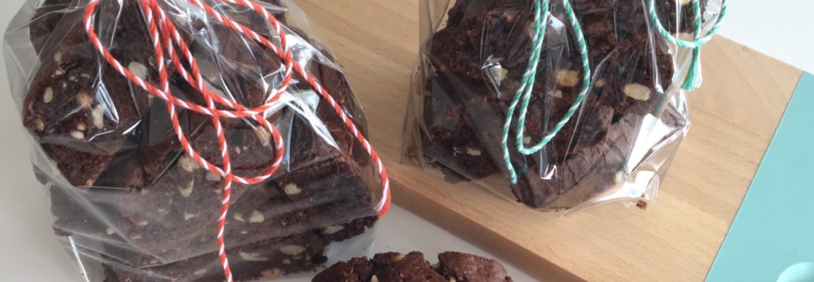 Geschenke aus der Küche Schoko Cantuccini mit Casewkernen