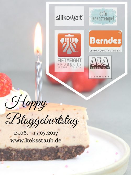 Bloggeburtstag Keksstaub Banner